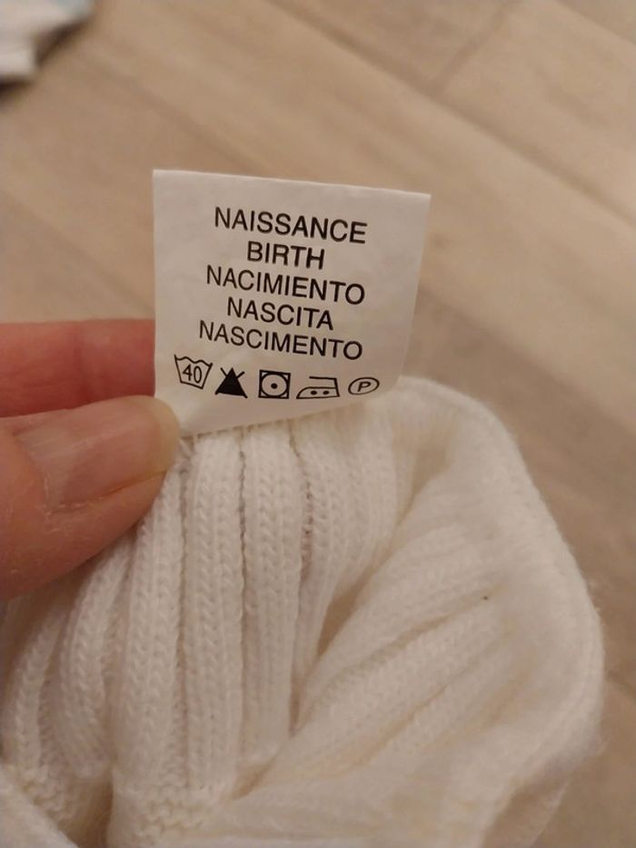 Brassière bebe blanche naissant T0 - photo numéro 4