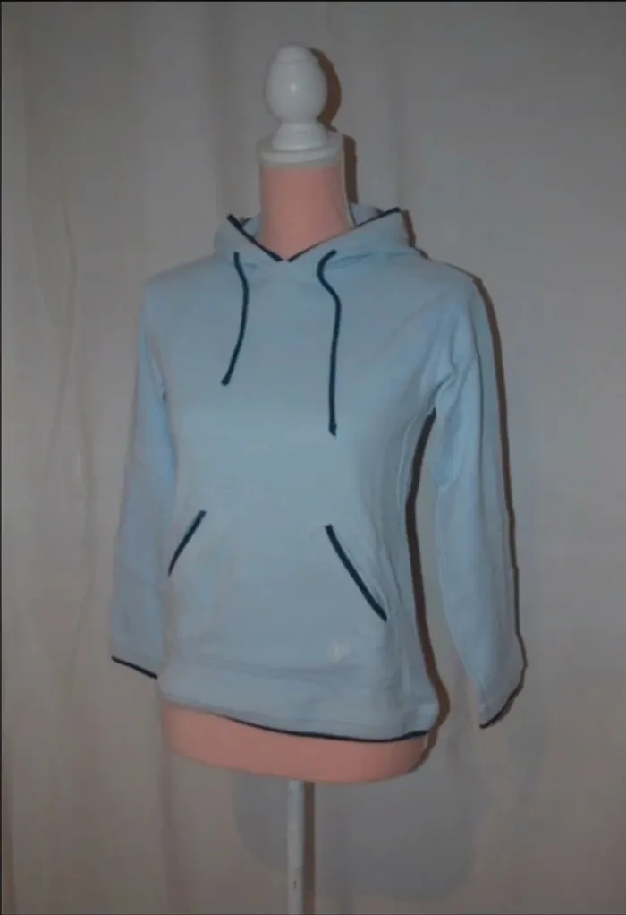 Sweat bleu - photo numéro 3