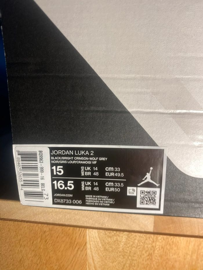 Jordan Luka 2 taille 49,5 - photo numéro 7