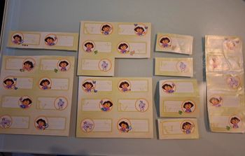 31 étiquettes de Dora l exploratrice