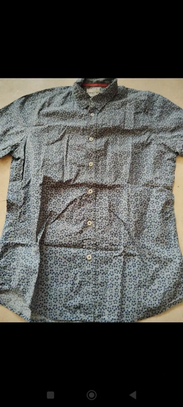 Chemise a motif