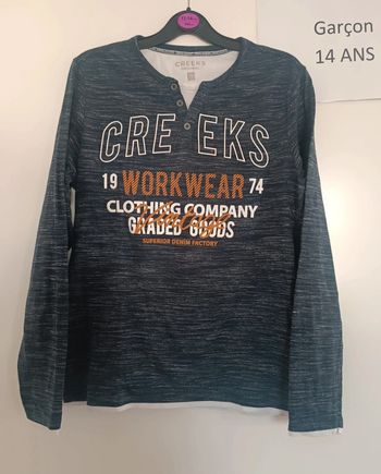 T-shirt ml Creeks 14 ans