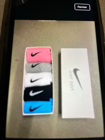 Chaussette Nike en boîte 