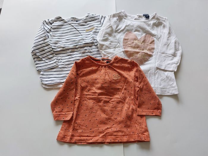 Lot tshirts 9 mois