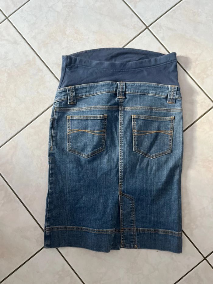 Jupe de maternité en jeans Cocoon / 36 / Bleu / Bon état général - photo numéro 2