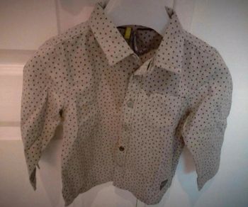 Chemise garçon orchestra 18 mois neuve