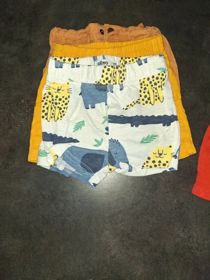 Lot de 5 shorts 12 mois - photo numéro 4