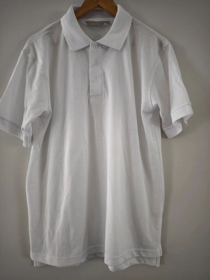 Polo blanc taille L neuve