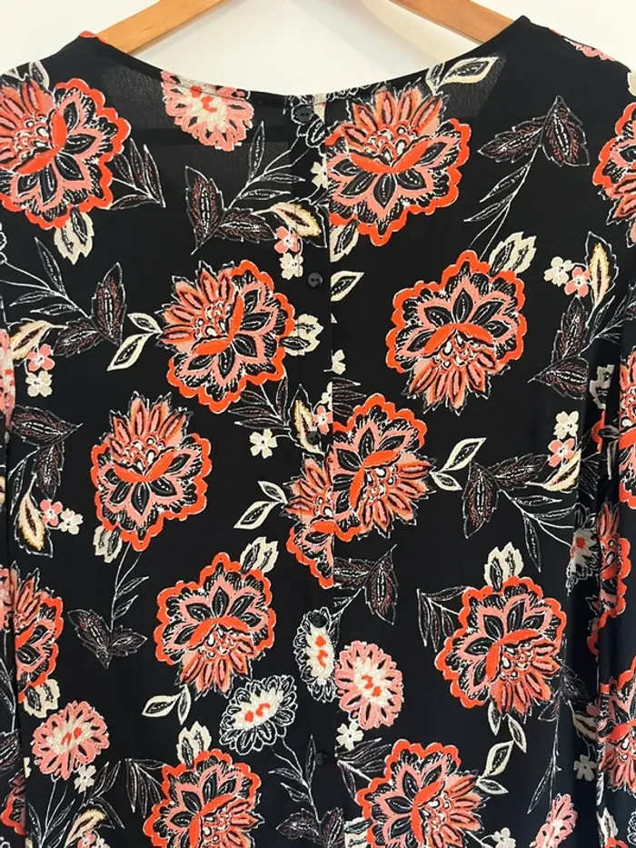 Blouse fleurie Promod - taille XS - photo numéro 5