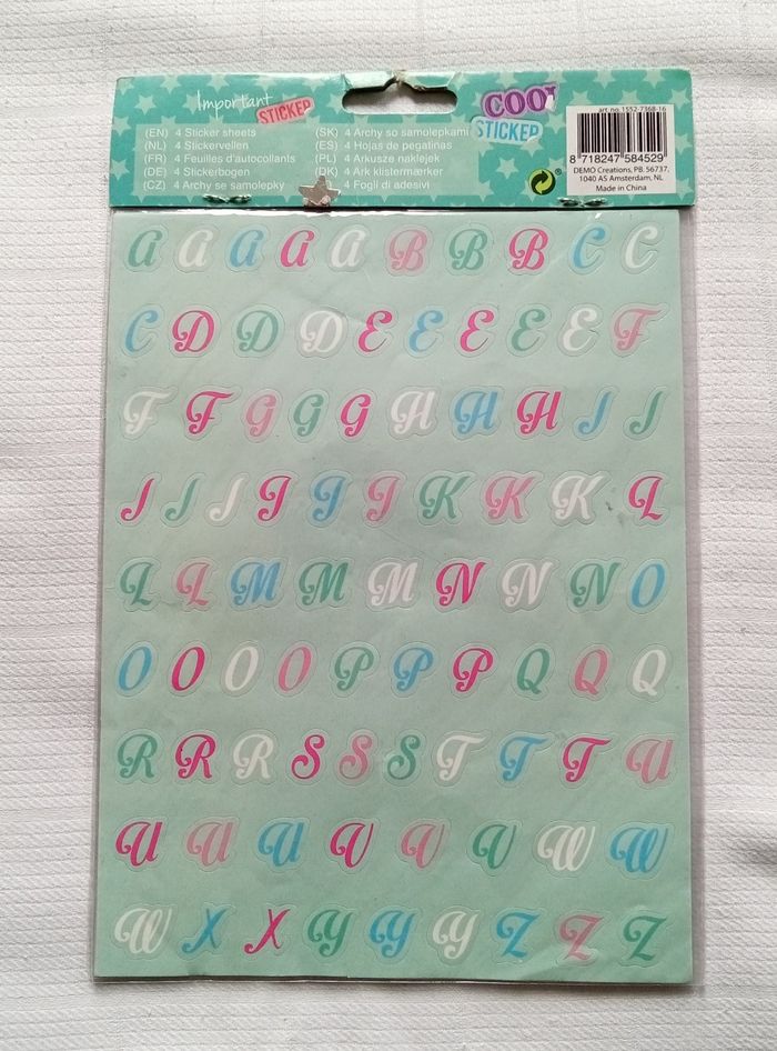 Pack 4 planche stickers + 1 fille - photo numéro 5