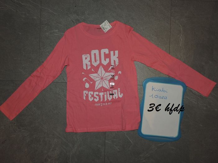 tee shirt kiabi taille 10 ans