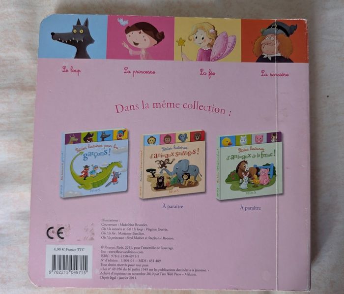 Livre enfant Petites histoires pour les filles de Fleurus - photo numéro 3