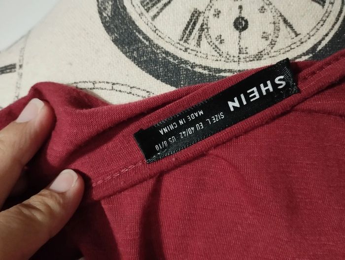 Blouse/t-shirt manches longues fluide taille L - photo numéro 5