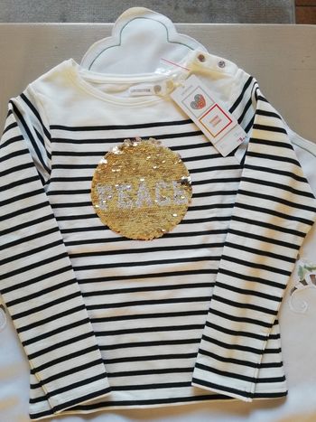 Tee shirt rayé marine