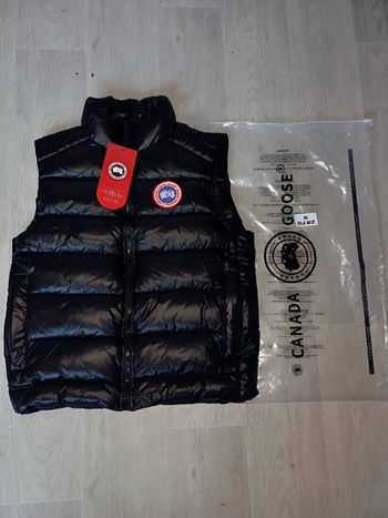 Doudoune sans manche Canada - Noir brillant - Taille S