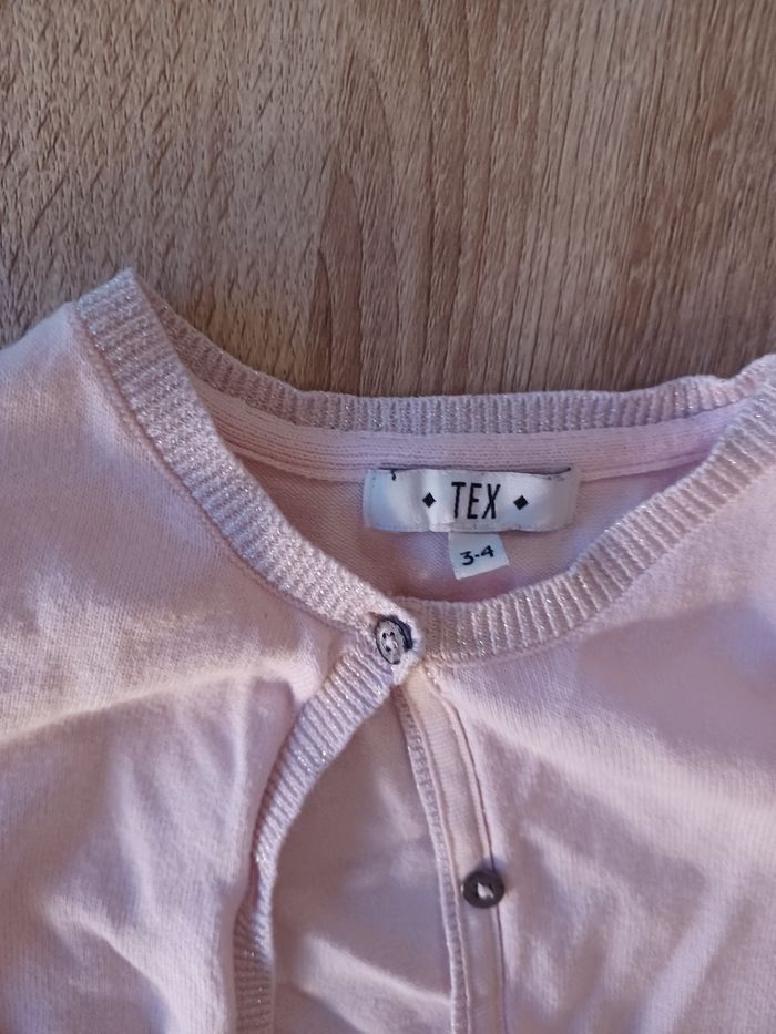 Gilet rose  3/4ans - photo numéro 2