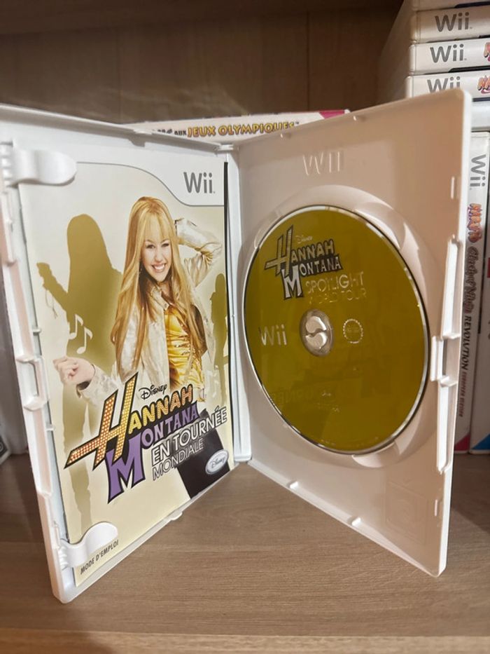 Hannah Montana en tournée mondiale jeu Wii dance danse - photo numéro 2