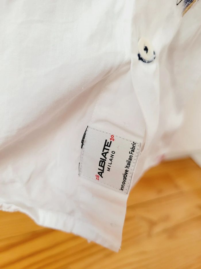 Chemise chemisier blanc Vicomte Albiate Milano Vicomte A Japan 100% coton multicolore - photo numéro 8