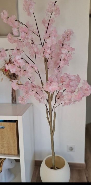 Magnifique arbre cerisier japonais artificiel / neuf 