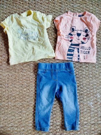 Ensemble jegging tee shirts