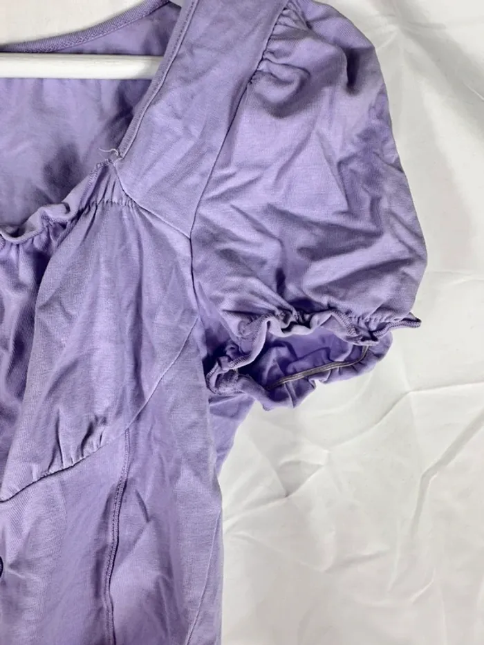 Top court violet pastel SHEIN - photo numéro 2
