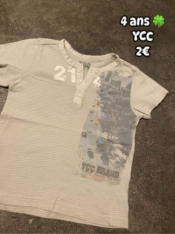 T-shirt 🍀 4 ans 🍀 YCC