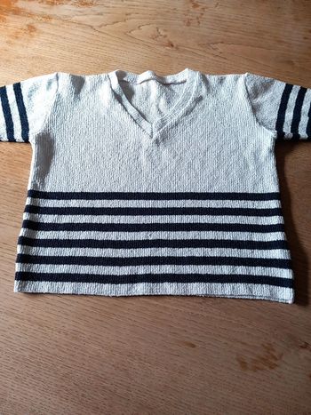 Top court tunique polyester T38