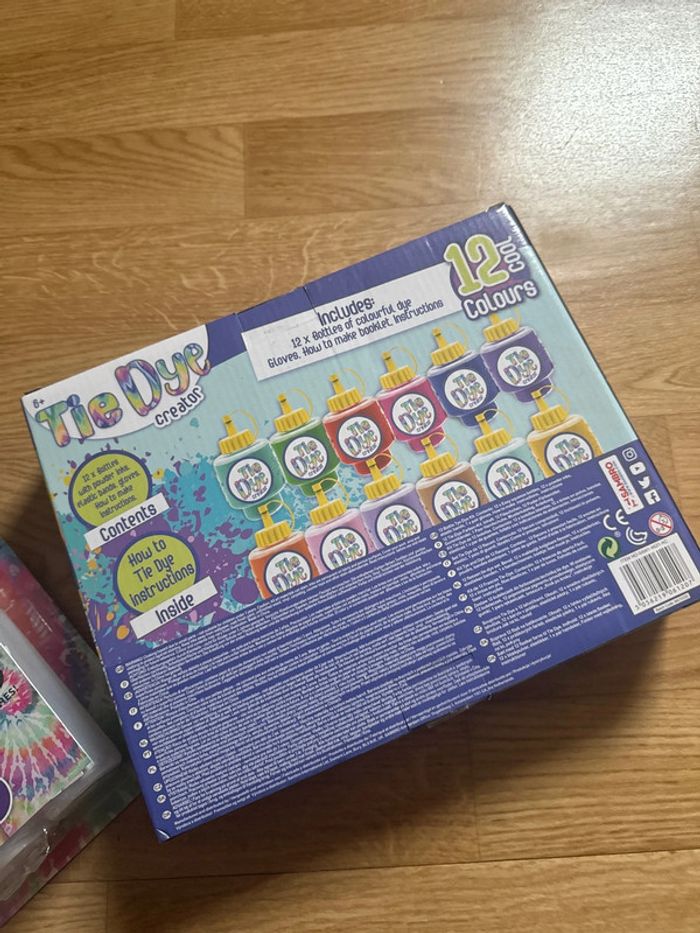 Jeux créatif customs Tie and dye neuf coloration vêtements tissus - photo numéro 7