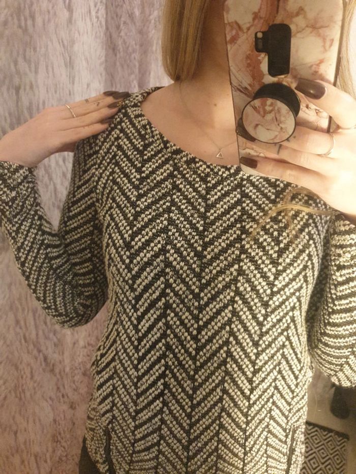 Pull motif géométrique - photo numéro 5