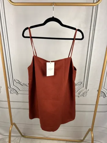 Robe courte Sézane Châtaigne 🌰 T.42 Neuve