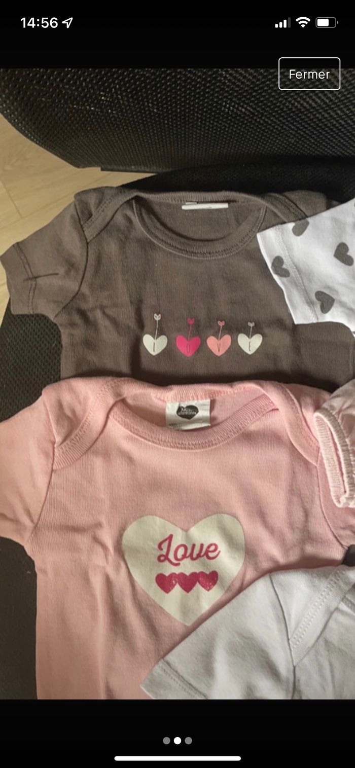 Lot de 5 bodys manches courtes - photo numéro 2