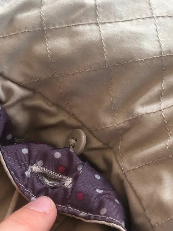 Veste légère 8 ans beige - photo numéro 3