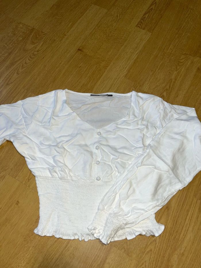 Haut fille taille XS blanc KIABI