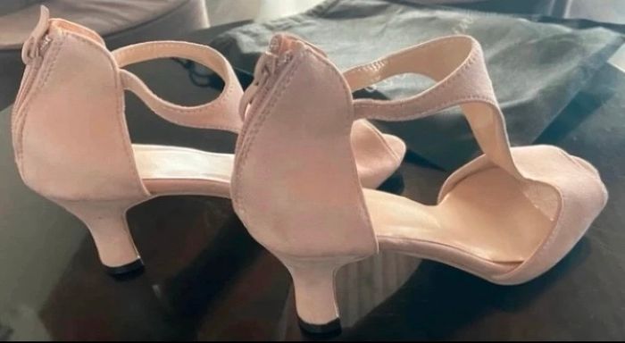 Chaussures de danse 5cm 35 rose neuves - photo numéro 4