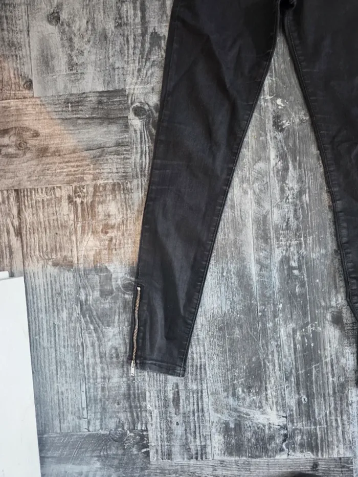 Jeans zara noir femme - photo numéro 2