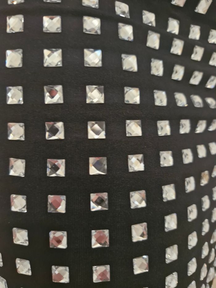 Robe bustier rare avec strass en relief - photo numéro 5