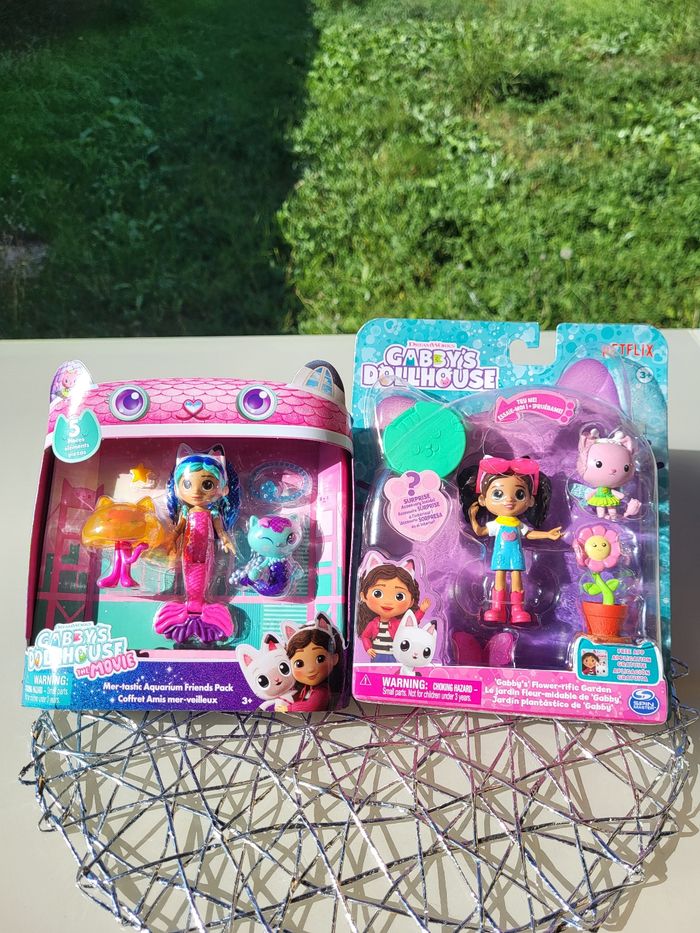 Lot de 2 sets de figurines Gabby's Dollhouse