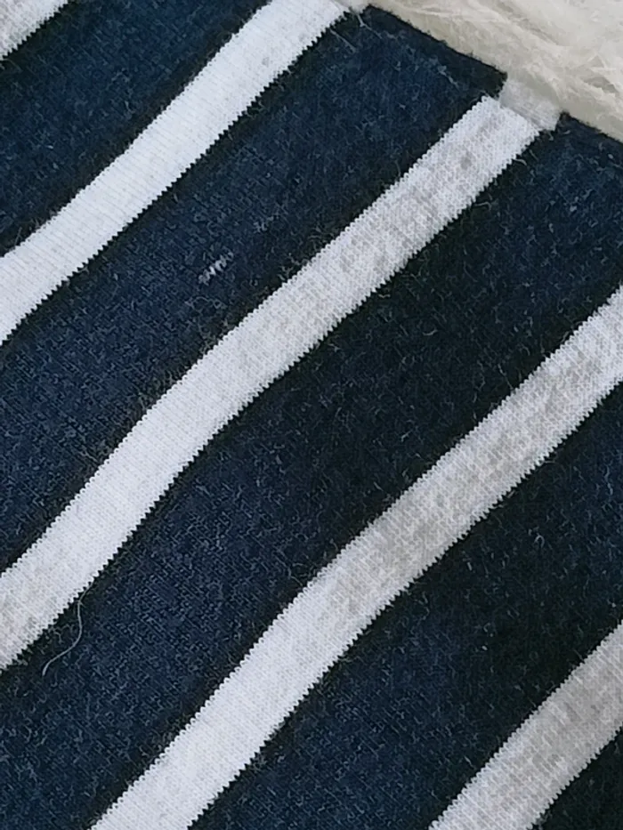 Robe débardeur marinière marine et blanc 3 ans - photo numéro 2