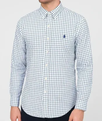 Chemise Ralph Lauren à carreaux – Custom Fit – Élégance vintage