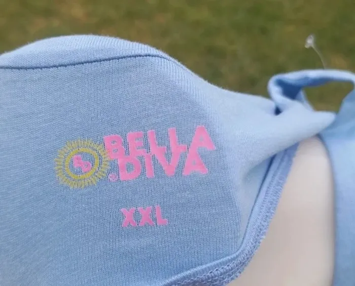 Débardeur Bella Diva taille XXL - 100% coton -bleu - photo numéro 4
