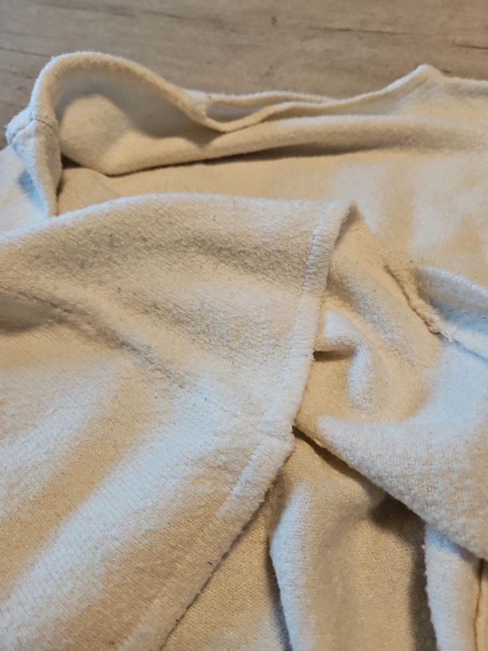 Pull blanc cassé à manches longues, Benetton, 11/12 ans - photo numéro 6