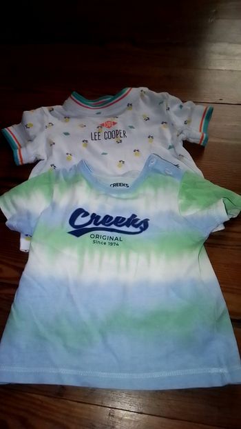 Lot de 2 tee shirt