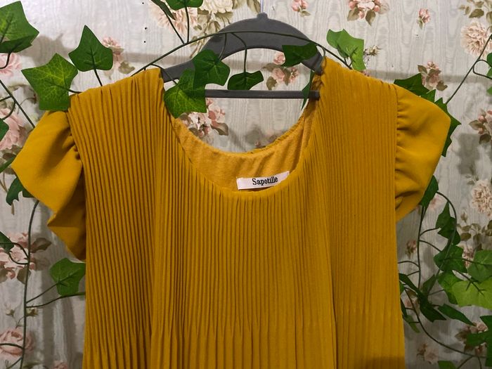 Robe sapotille jaune - photo numéro 2