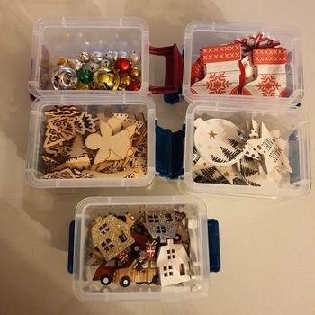 Mini décorations de Noël pour loisirs créatifs