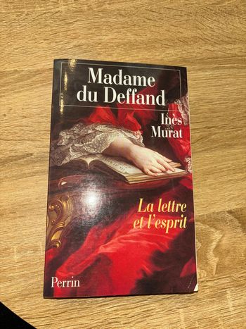 Livre Madame du deffand Ines Murat