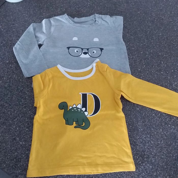 1 t shirt manches longues jaune