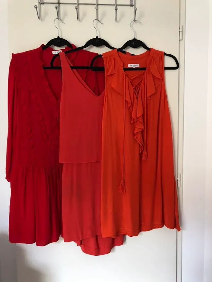 Robe Les Petites orange taille M - photo numéro 4