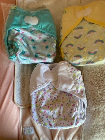 Lot 3 couches lavable