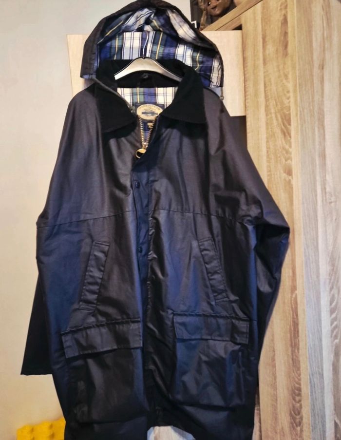 Manteau Harrington_ barbour Wax Jacket homme_taille XL - photo numéro 9