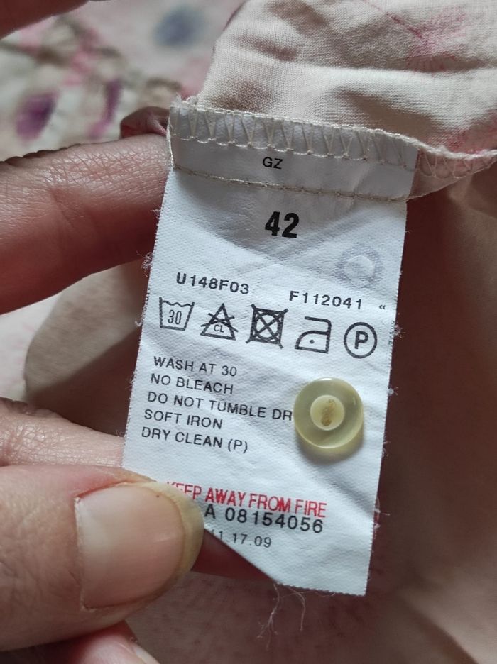 Blouse vintage  coton taille 42 - photo numéro 6